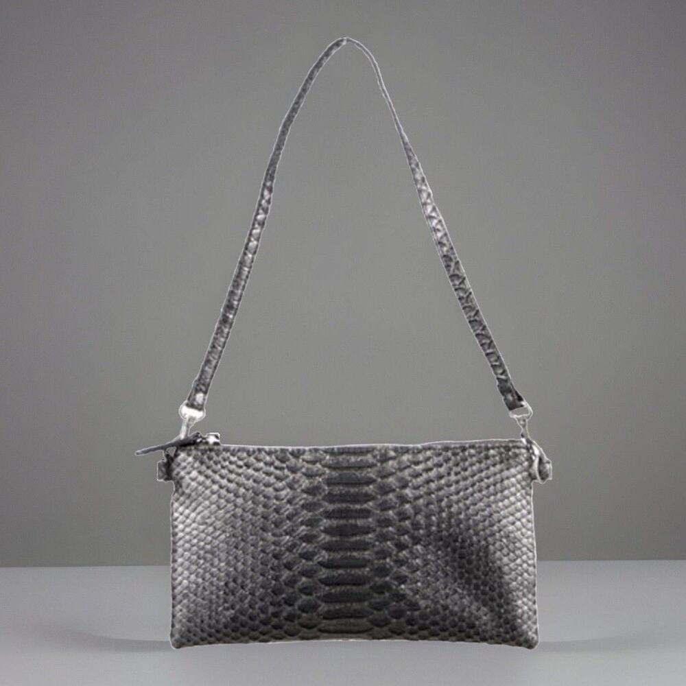 Devi Kroell Metallic Python Shoulder Bag - image 2